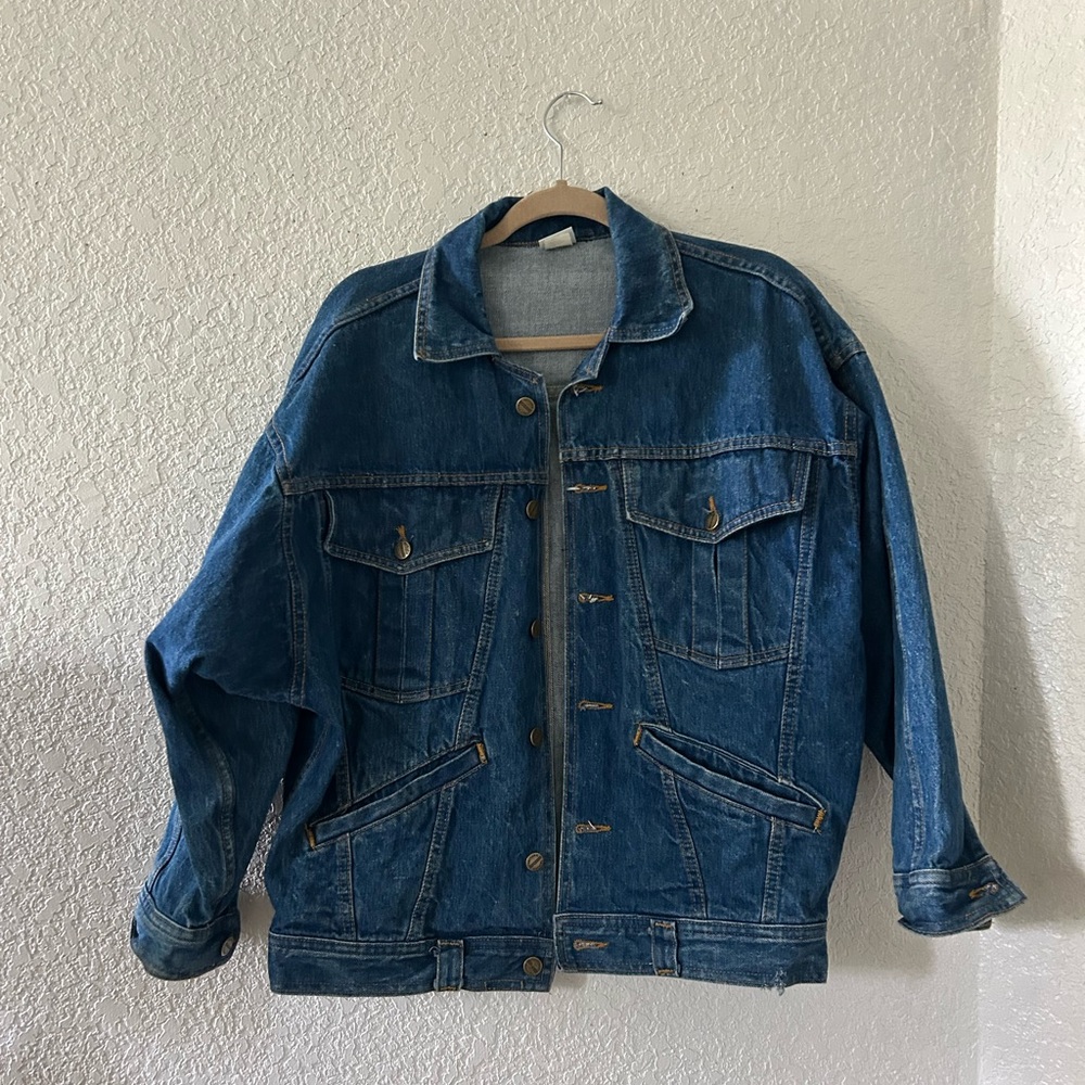 Vintage Blue Jean Jacket Classic Style